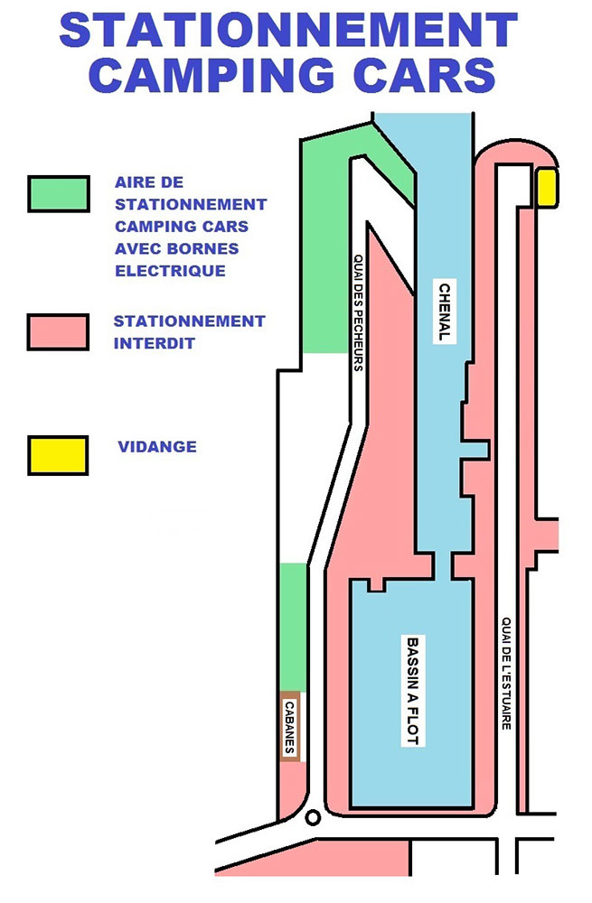 Plan de stationnement des camping-cars